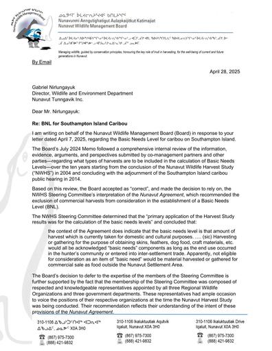 TAB2F_2025-04-28_NWMB Response to NTI_re_SI Caribou_BNL