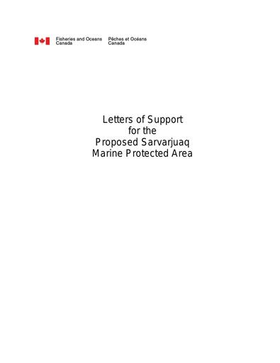 TAB6F_DFO 2025_Sarvarjuaq_Support Letters_ENG only