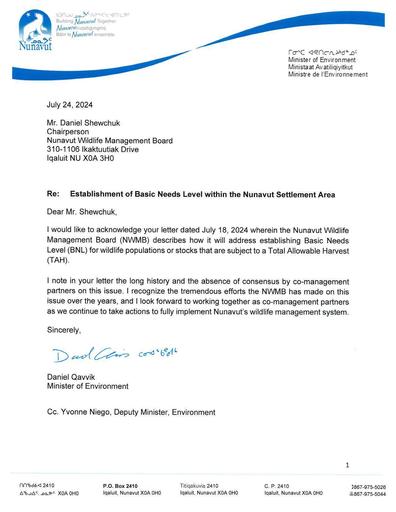 TAB2C_2024-07-24_GN Min Ltr to NWMB_re BNL in NSA_ENG ONLY