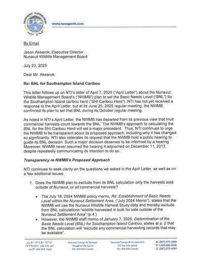 TAB2H_2025-07-23_NTI to NWMB_SHI Caribou BNL