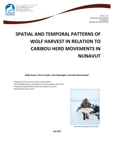 TAB6E_GN_Nunavut Wolf Harvest Report_ENG_ONLY