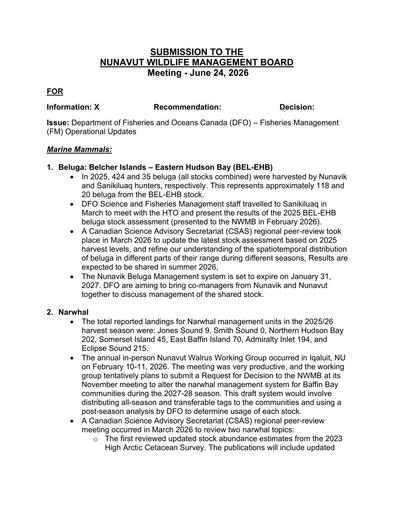TAB8A_DFO_BN_FM Operational Updates_ENG