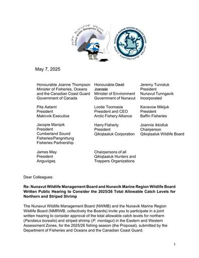 2025 Joint Hearing Shrimp TAC Letter of Invitation ENG