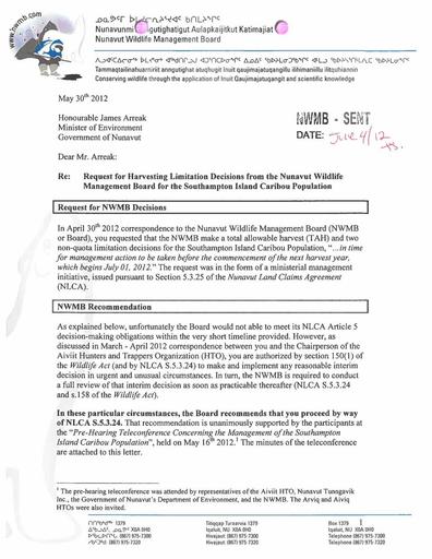 TAB2J_2012 TAH 1000 NQL - No Mature Bulls and No Cow-Calf Pairs – NA 5.3.24