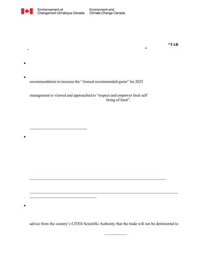 TAB3C_ECCC Response_E-HTO Viscount Melville Credit Request_ENG